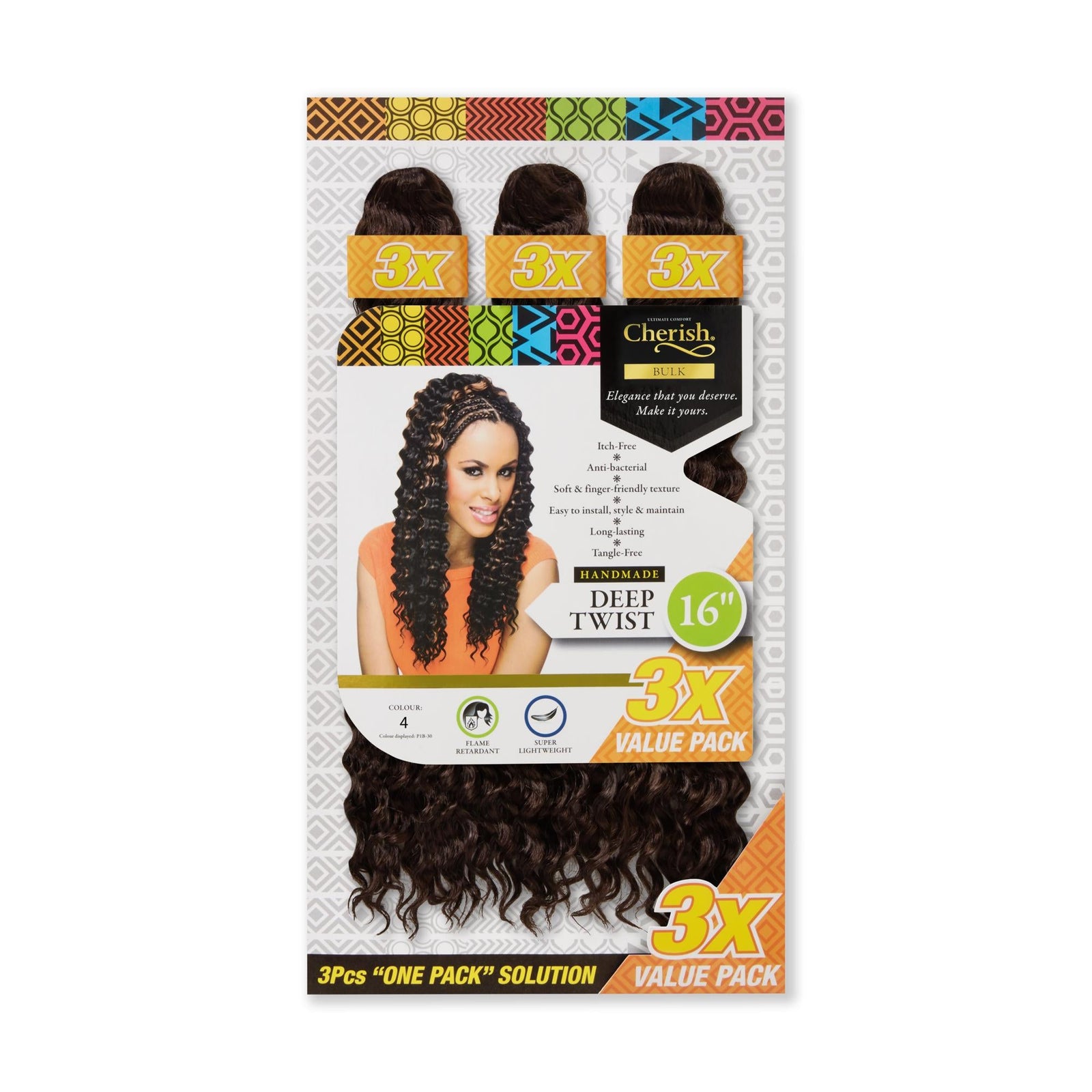 Cherish Ultimate Comfort Deep Twist Bulk 3X Pack 16"