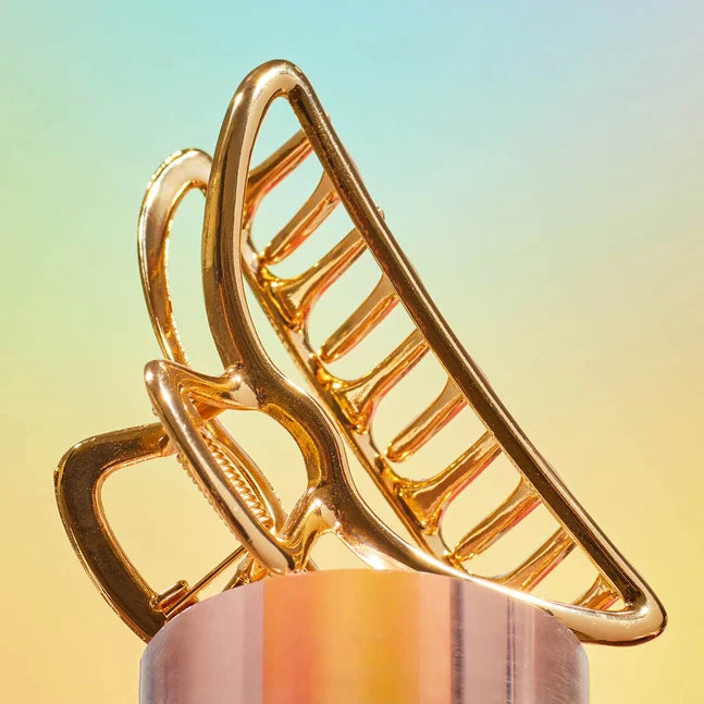 Kitsch Open Shape Claw Clip - Gold