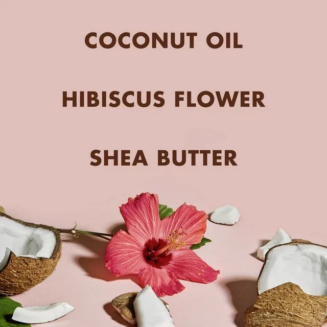 Shea Moisture Coconut & Hibiscus Curl & Shine Shampoo 384ml and Conditioner 384ml Set
