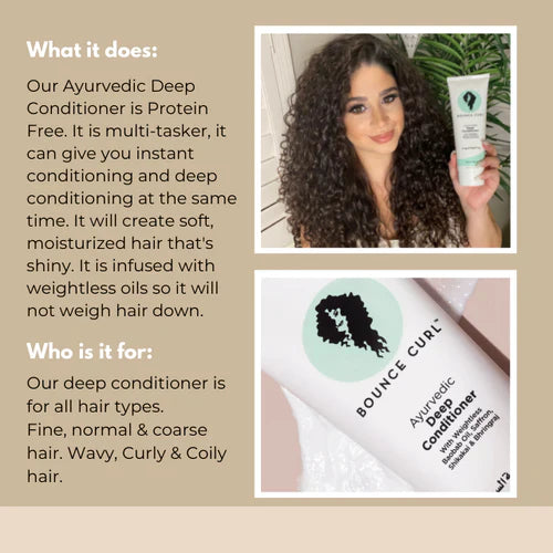 Bounce Curl Ayurvedic Deep Conditioner 237ml