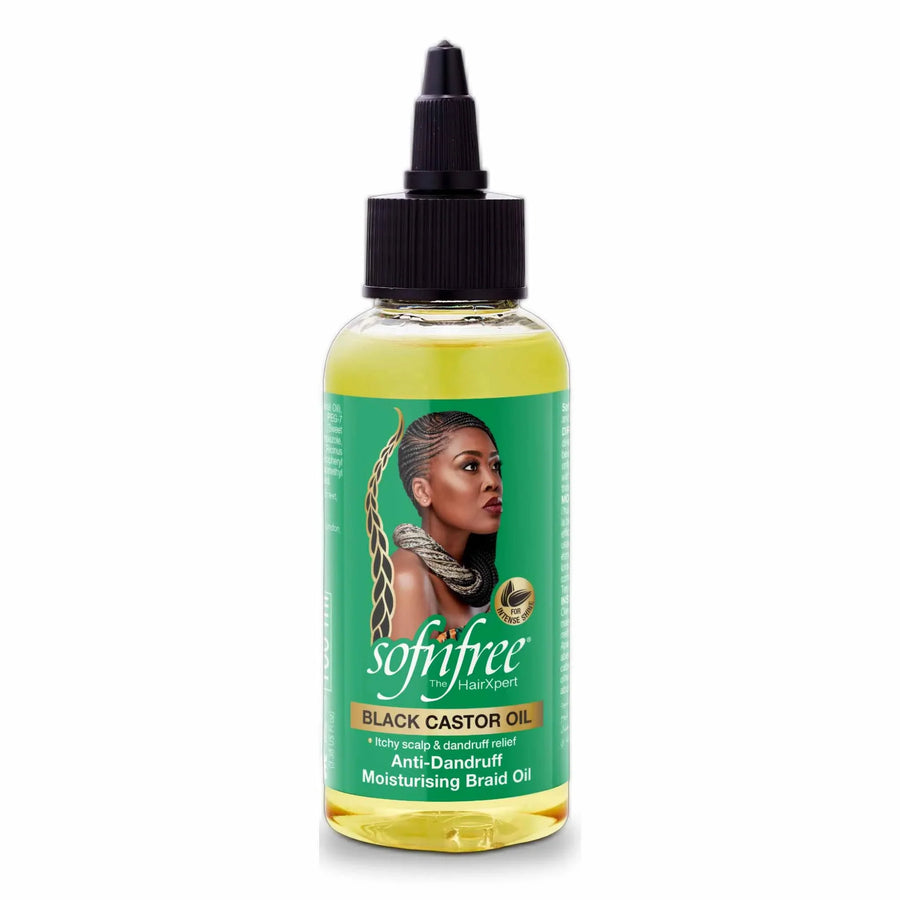 Sofn’Free Anti-dandruff Moisturising Braid Oil 100ml - Black Castor Oil