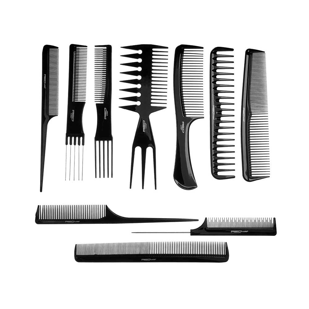 Red By Kiss Comb Set (10pcs)