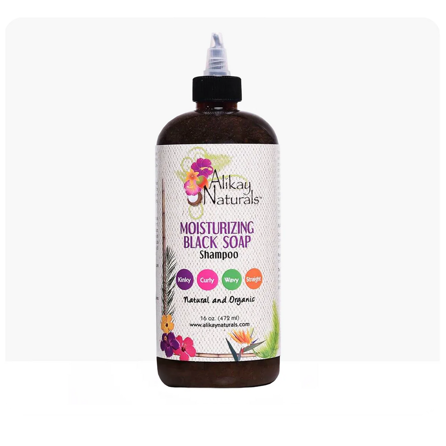 Alikay Naturals Moisturizing Black Soap Shampoo 472ml/16oz