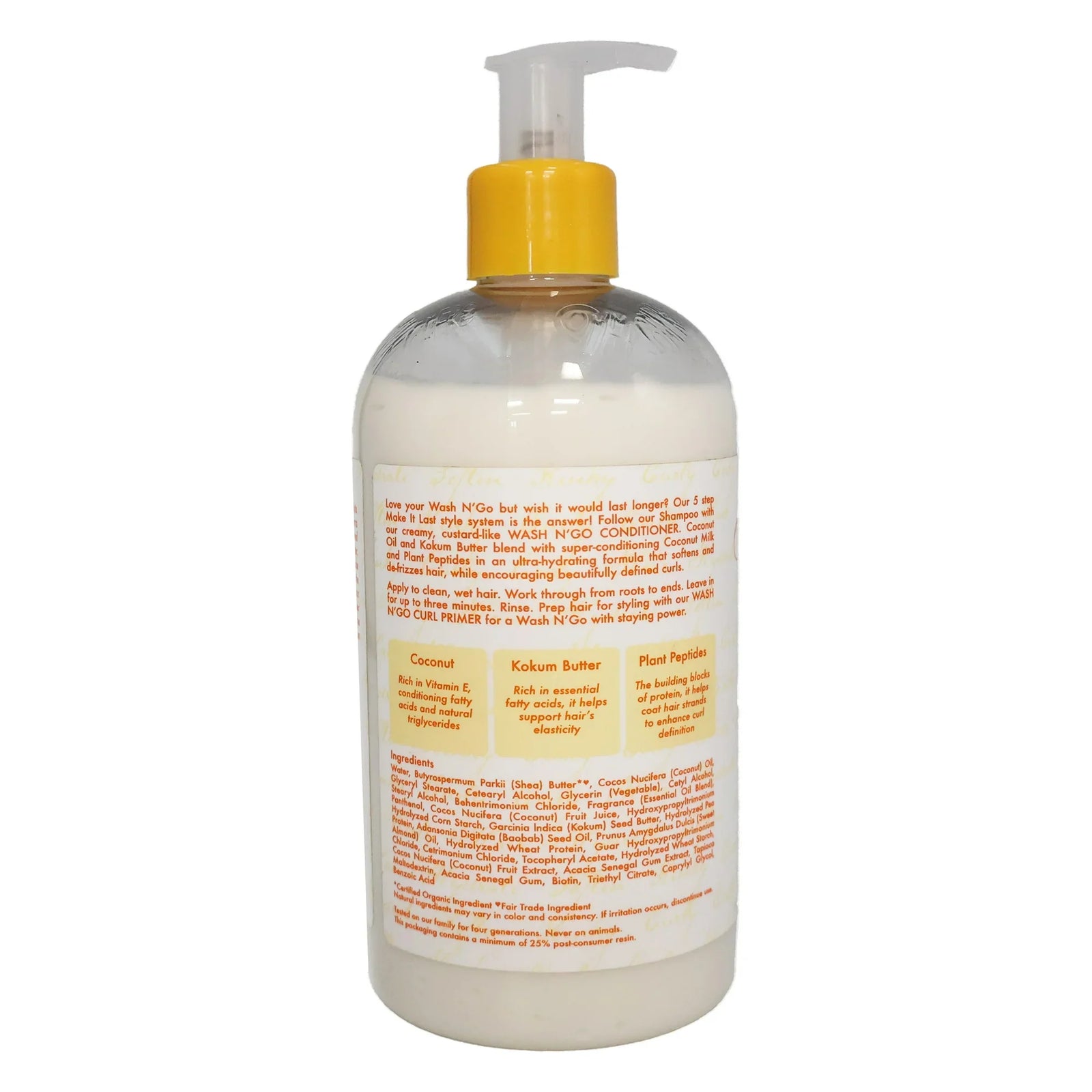 Shea Moisture Coconut Custard Make It Last Wash N' Go Conditioner 384ml