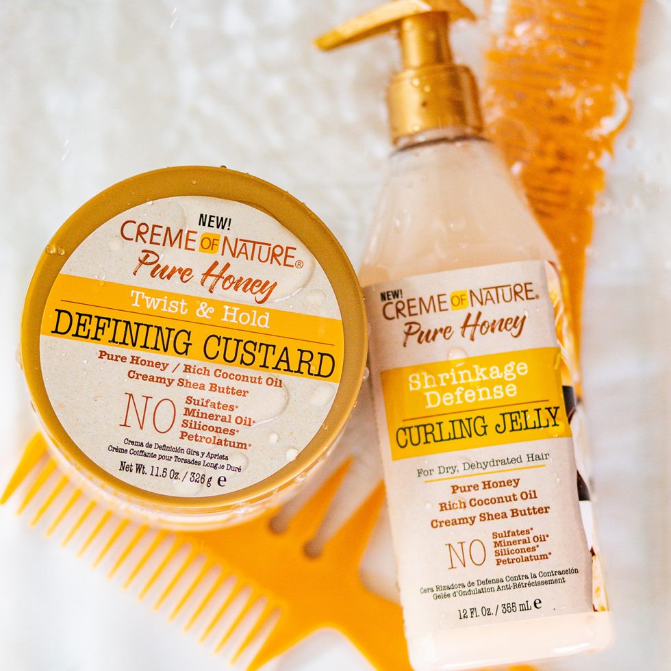 Creme of Nature Pure Honey Twist & Hold Defining Custard 326g