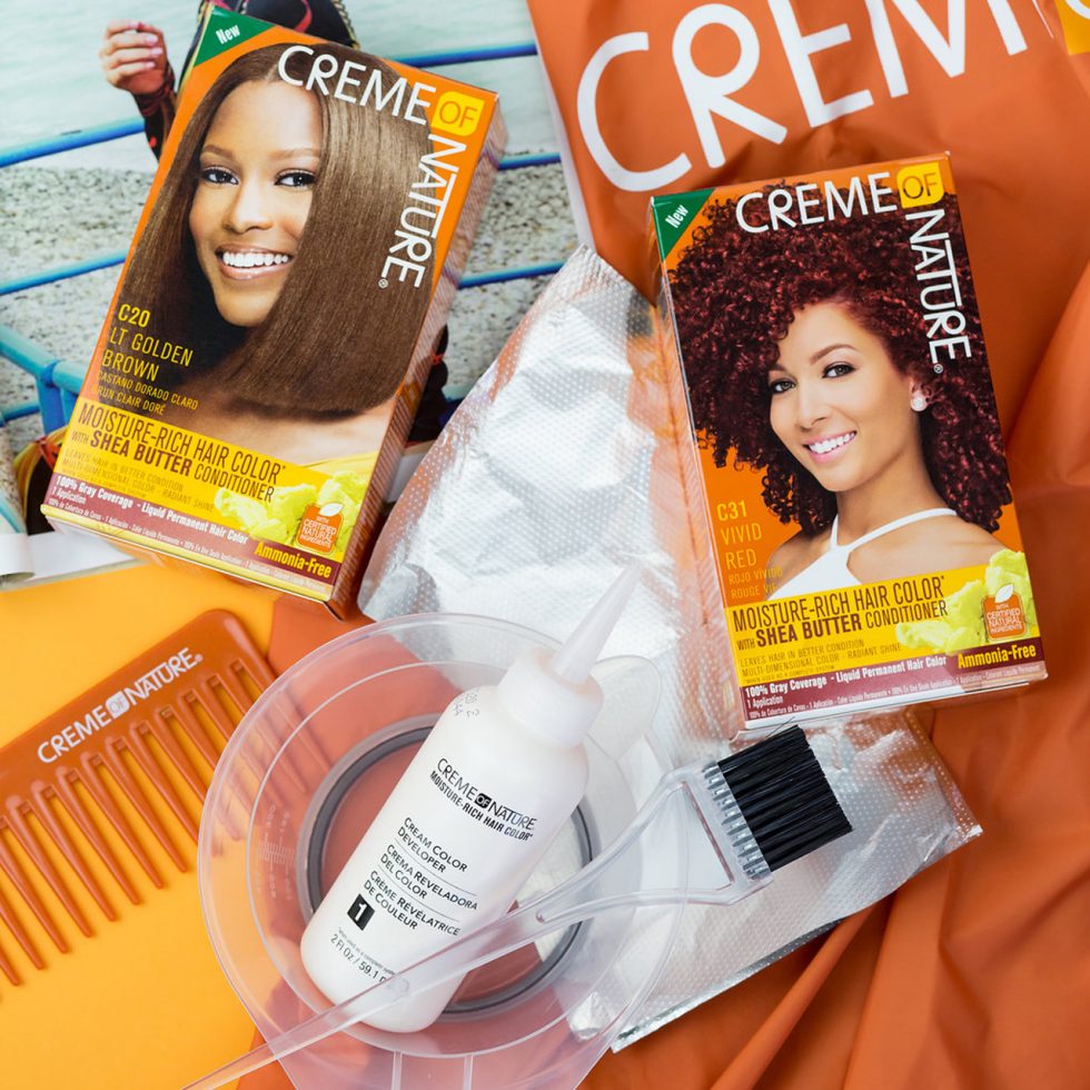 Creme of Nature moisture-Rich Permanent Hair Color C20 Light Golden Brown