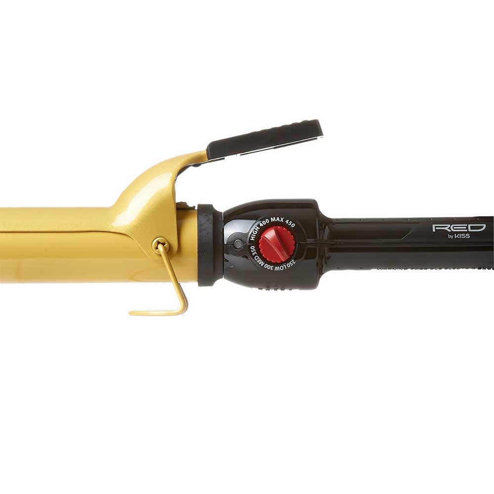 Red By Kiss Ceramic Tourmaline Professional Curling Iron 11/4"