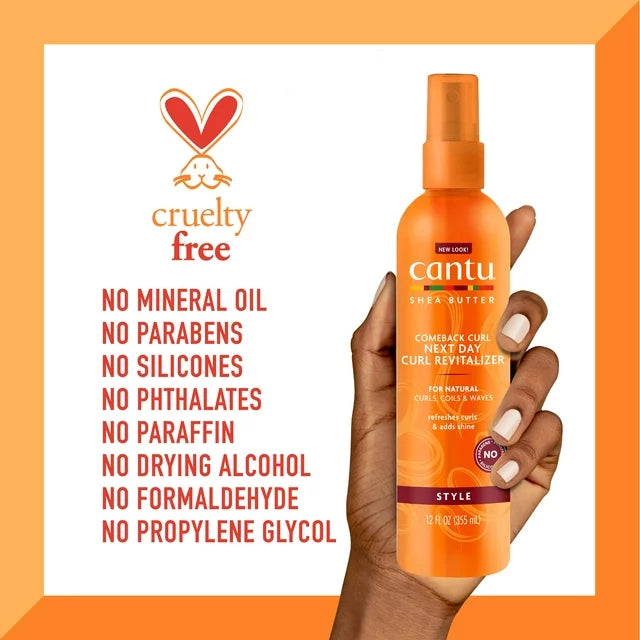 Cantu Comeback Curl Next Day Revitalizer 355ml/12oz