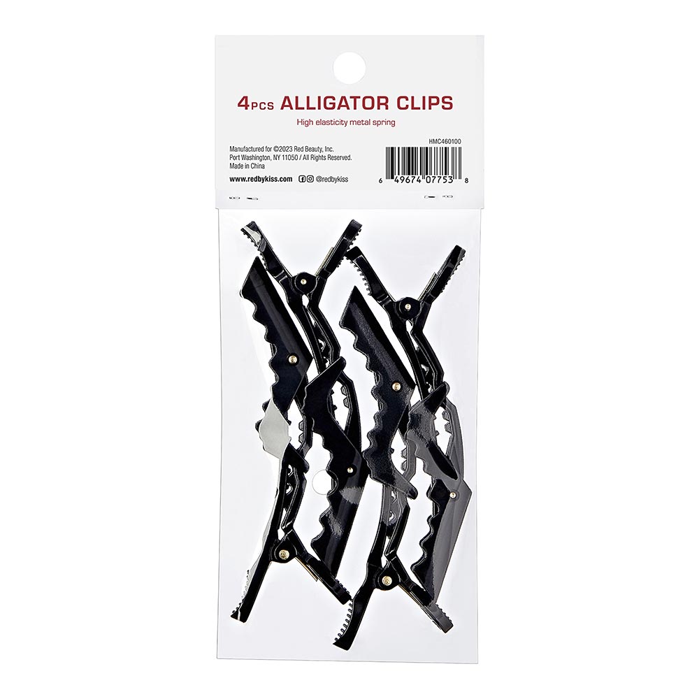 Red By Kiss Alligator Clip (4pcs)