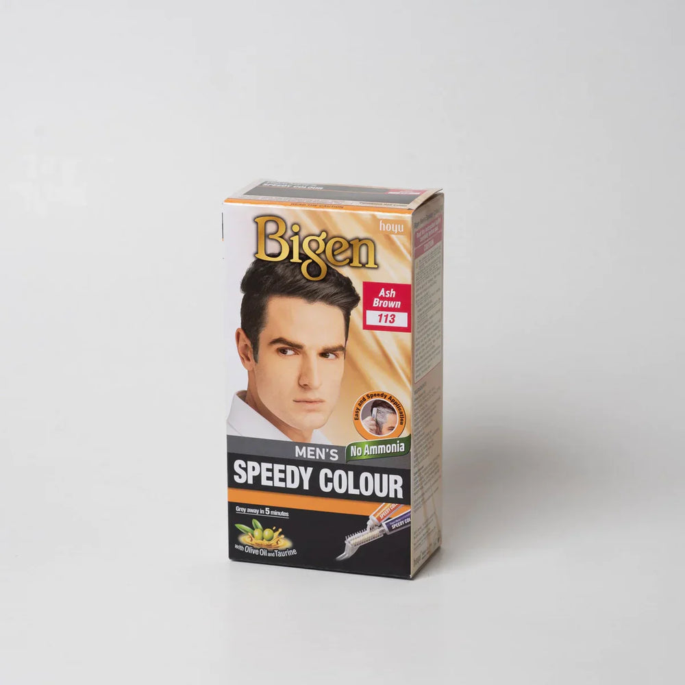 Bigen Men’s Speedy Hair Colour No.113 Ash Brown
