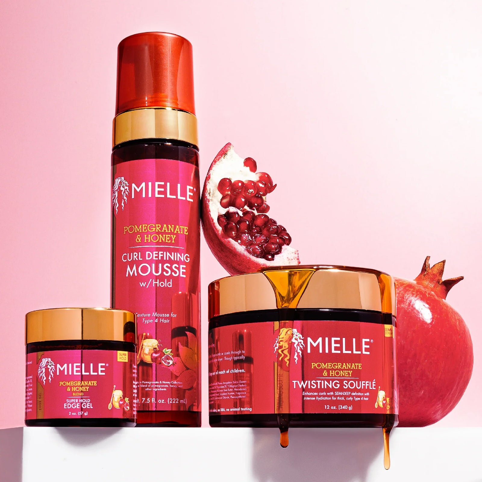 Mielle Pomegranate & Honey Super Hold Edge Gel 57g