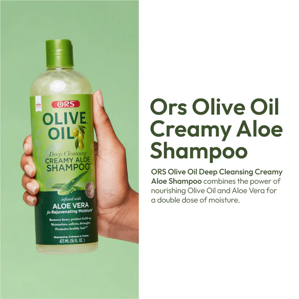 ORS Olive Oil Deep Cleansing Creamy Aloe Shampoo 473ML