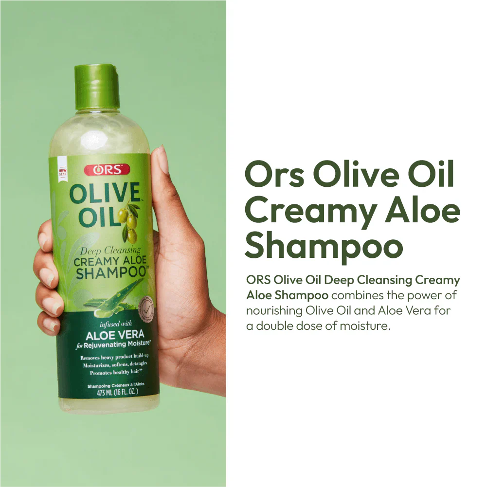ORS Olive Oil Deep Cleansing Creamy Aloe Shampoo 473ML