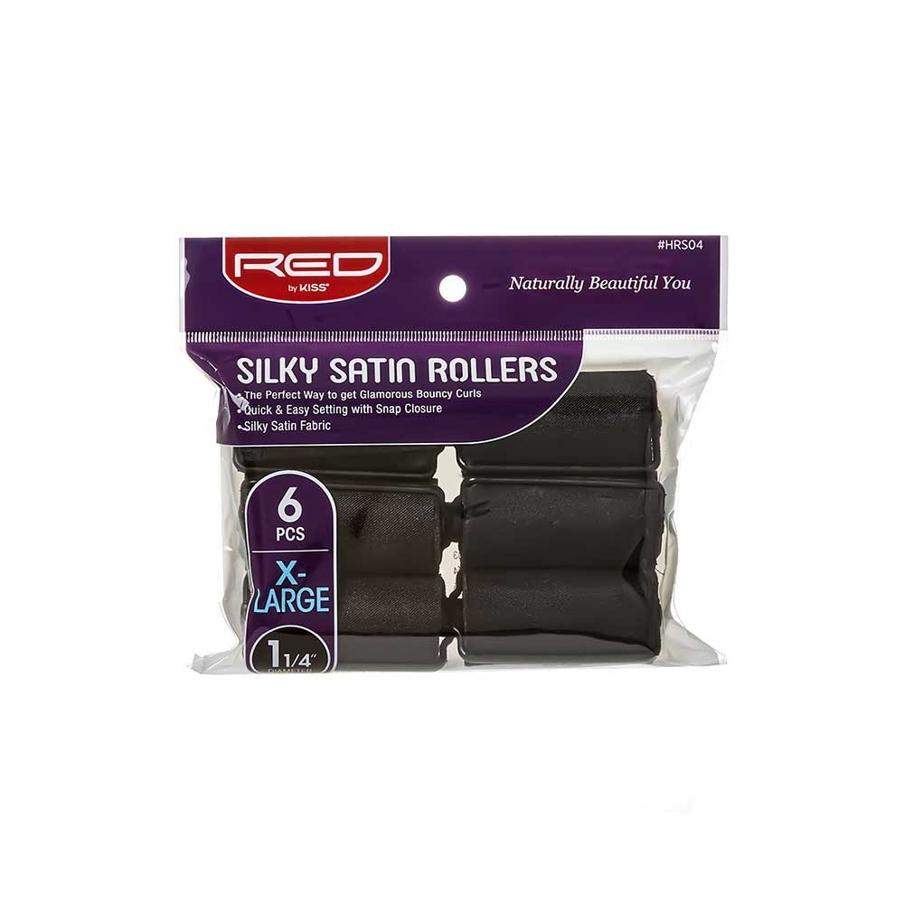 Red By Kiss Silky Satin Rollers