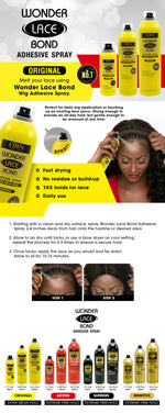 Ebin Wonder Lace Bond Wig Adhesive Spray Extra Mega Hold 180ml