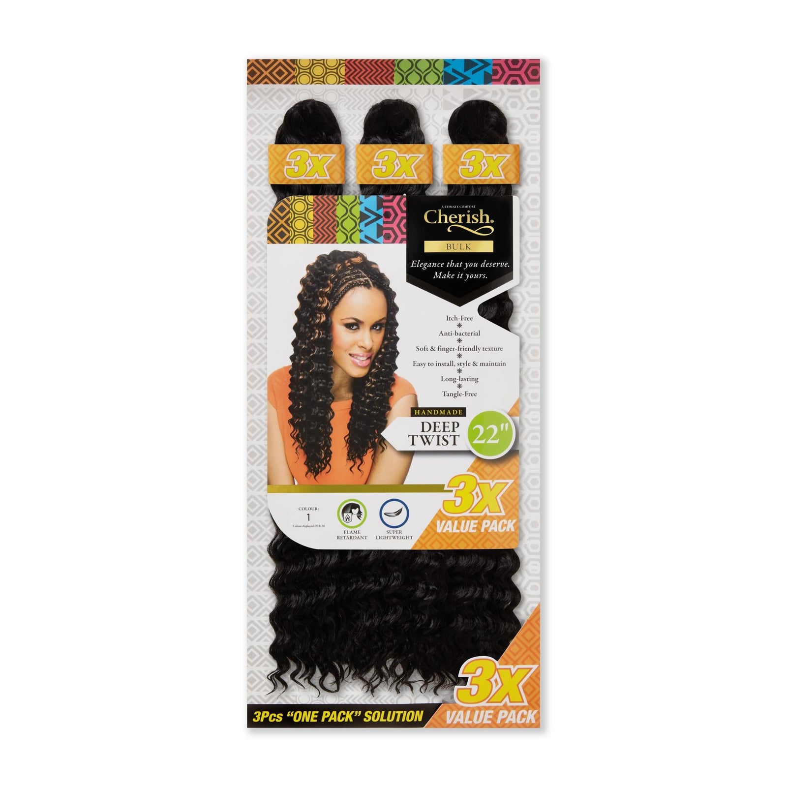 Cherish Ultimate Comfort Deep Twist Bulk 3X Pack 16"