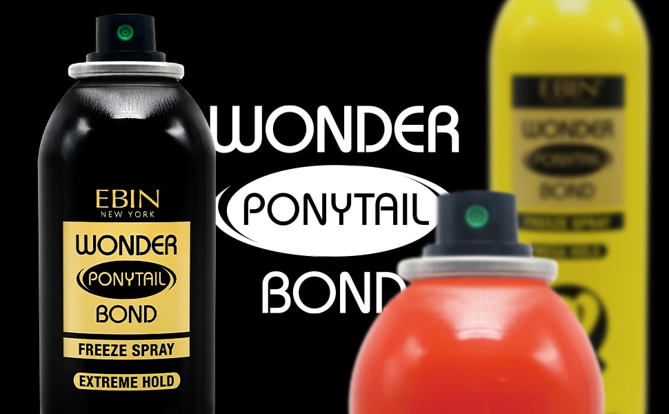 Ebin Wonder Ponytail Bond Freeze Spray Extreme Hold 245ml