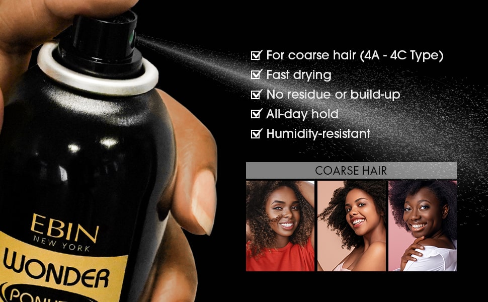 Ebin Wonder Ponytail Bond Freeze Spray Extreme Hold 245ml