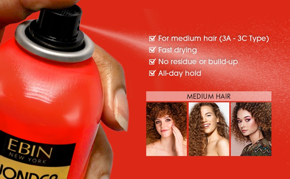 Ebin Wonder Ponytail Bond Freeze Spray – Firm Hold 245ml