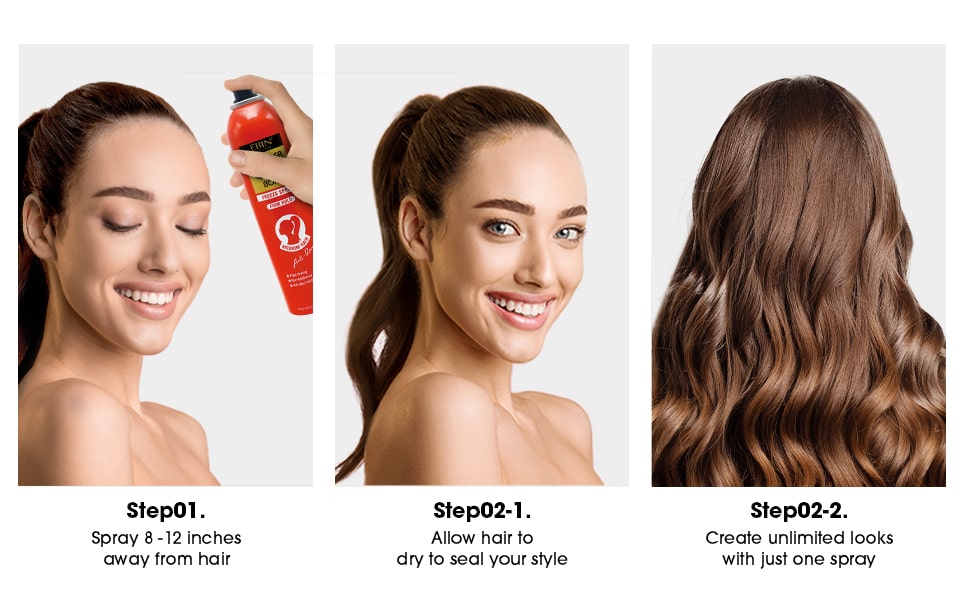 Ebin Wonder Ponytail Bond Freeze Spray – Firm Hold 245ml