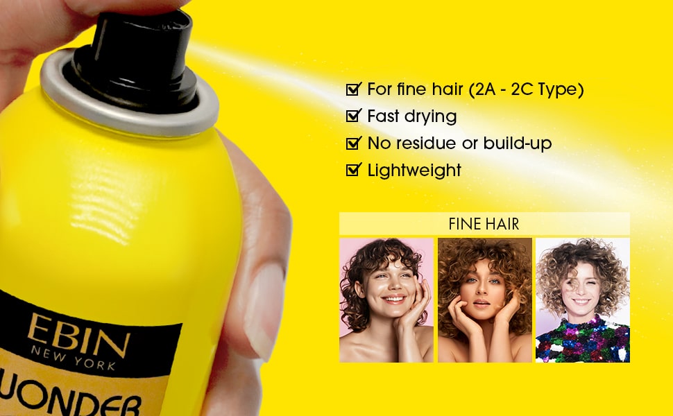 Ebin Wonder Ponytail Bond Freeze Spray Extra Mega Hold 245ml