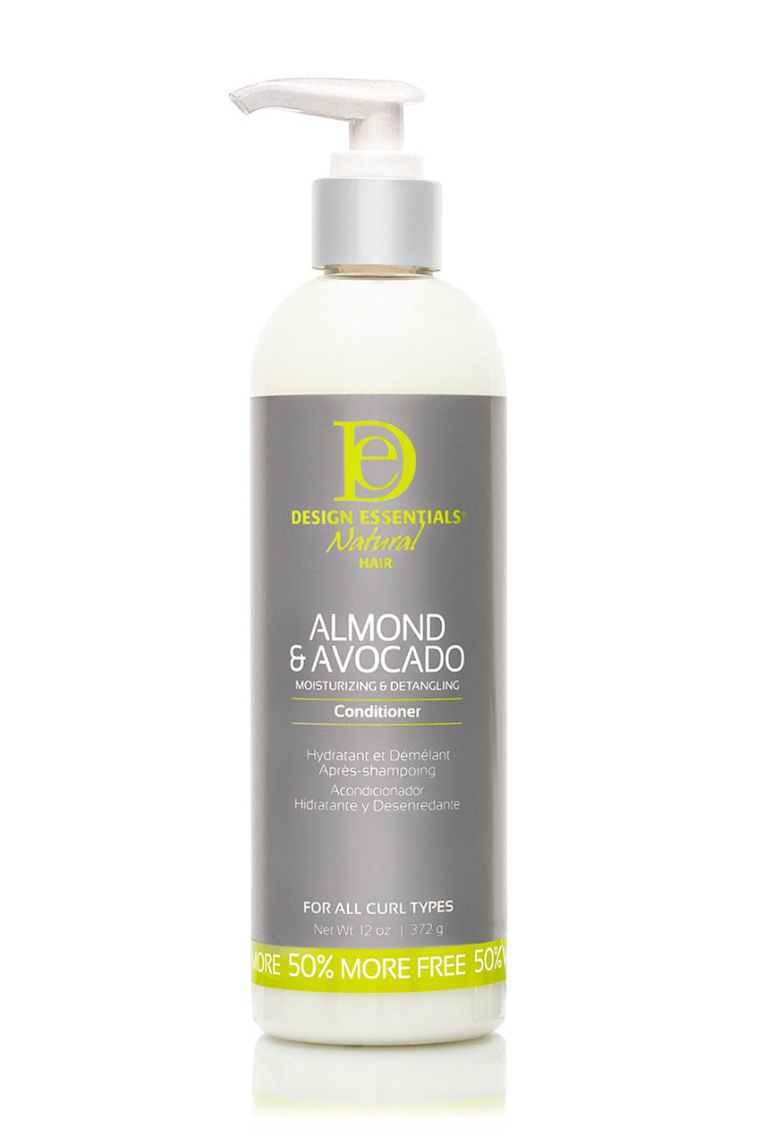 Design Essentials Almond & Avocado Moisturizing & Detangling Conditioner 372g/12oz