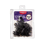 Red By Kiss Wig Clips (12pcs) Large Black