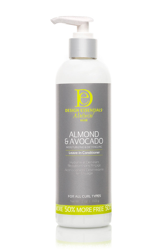 Design Essentials Almond & Avocado Detangling Leave-In Conditioner 350g/12oz