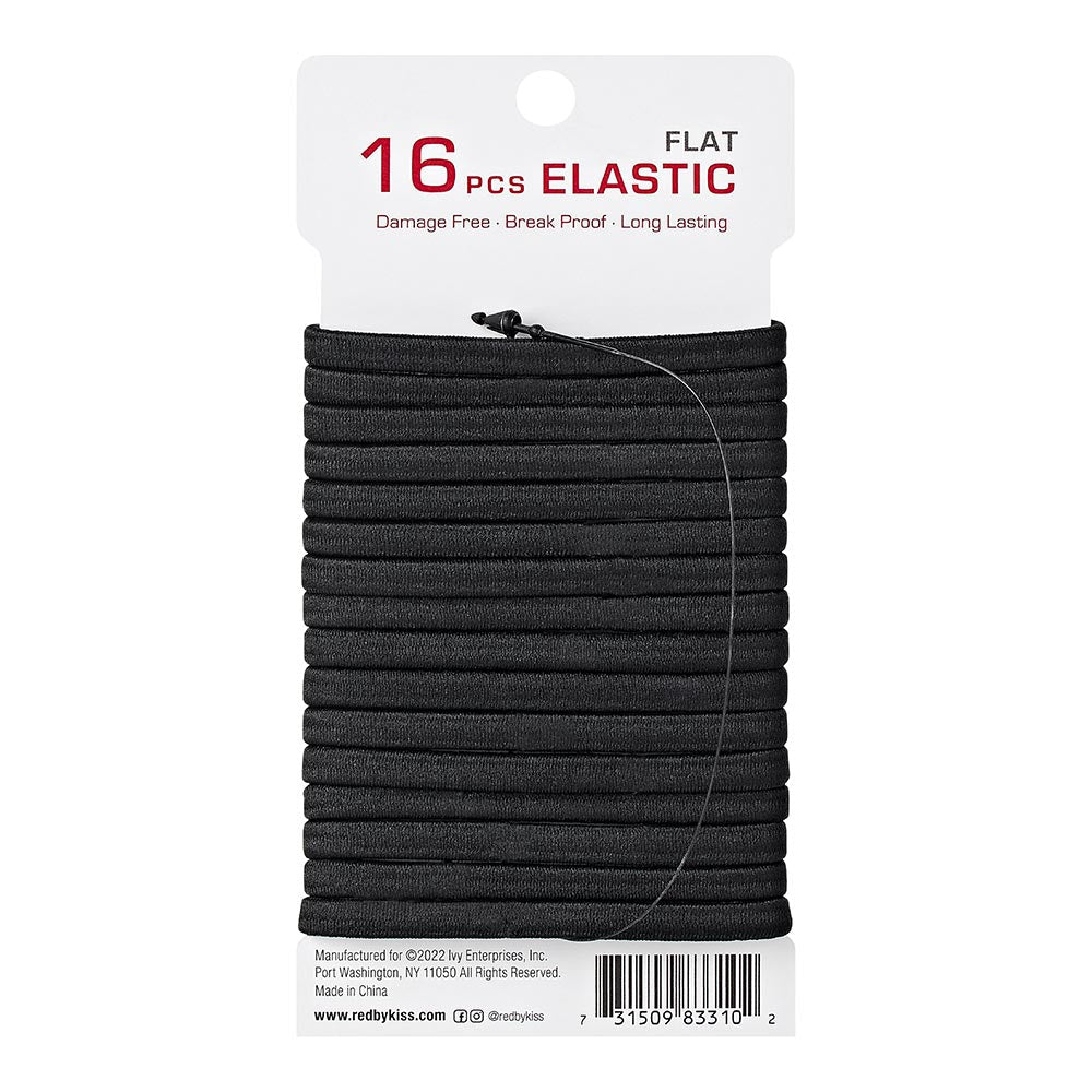 Red By Kiss Flat Elastic Hair Band 5mm (16ct)