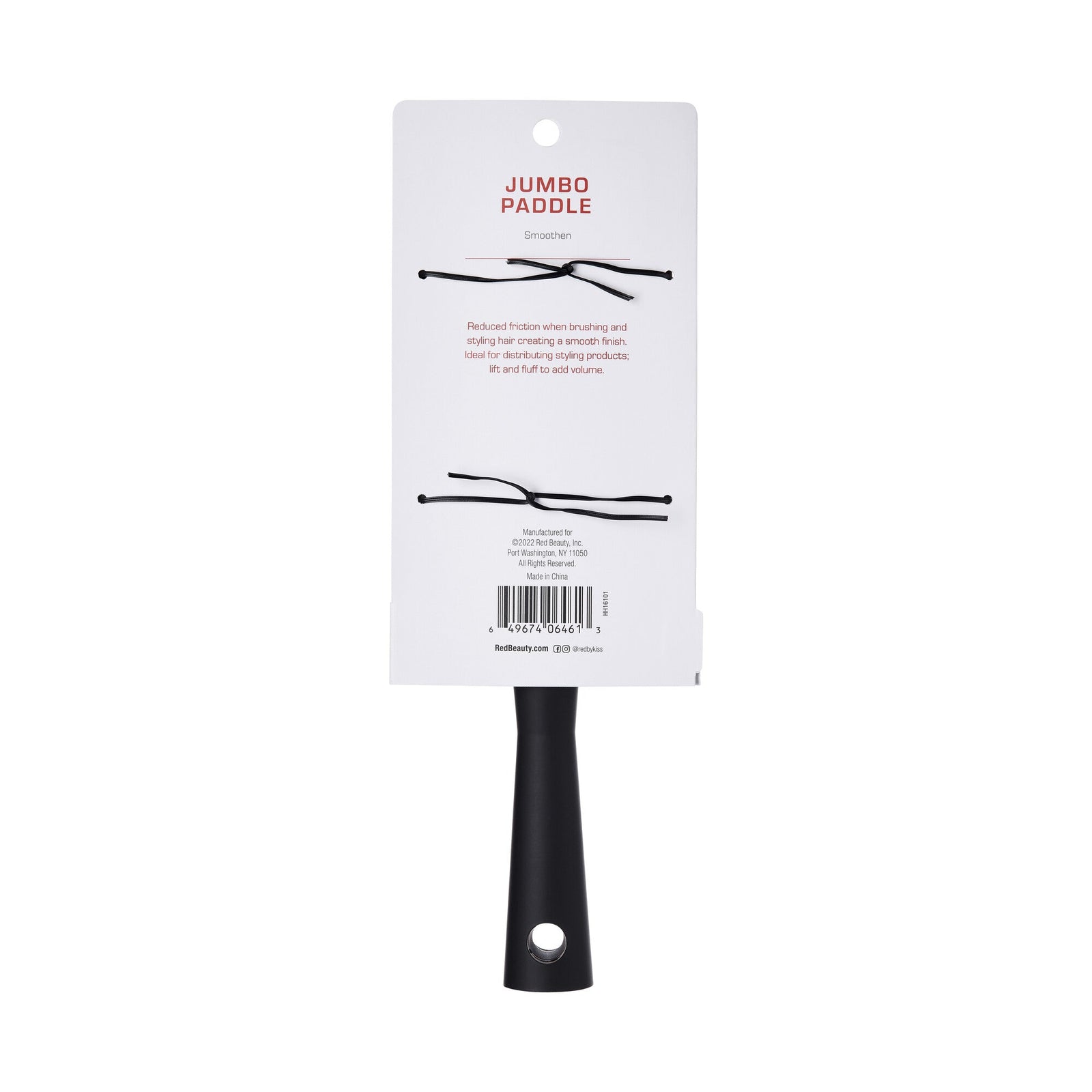 Red By Kiss Jumbo Paddle Brush For Thick, Curly or Straight Hair