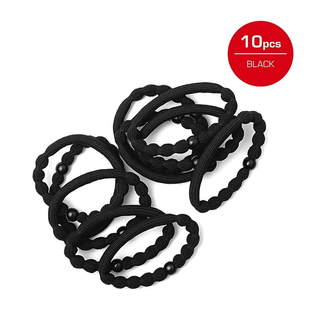 Red By Kiss Cotton Elastic Hair Band 8mm (10ct)