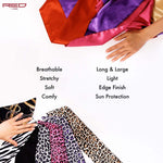 Red By Kiss Silky Satin Wrap Scarf 60″X18″