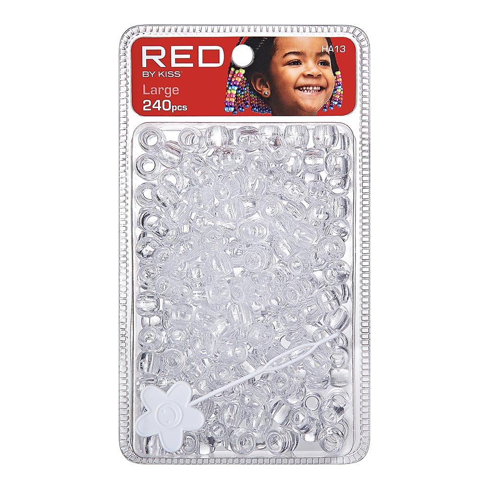 Red By Kiss Large Hair Beads (240pcs)
