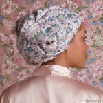 Kitsch Bridgerton X Satin-Lined Flexi Shower Cap in Wisteria
