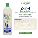Sofn’Free Moisturizer & Curl Activator for Natural Hair, Soft Curls, and Waves 750ml
