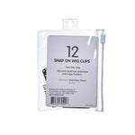 Red By Kiss Wig Clips (12pcs) Brown Large