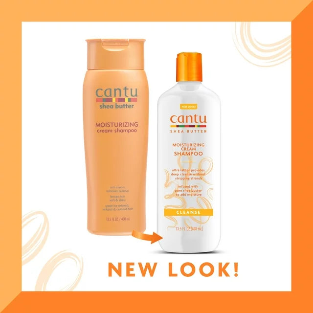 Cantu Shea Butter Moisturizing Cream Shampoo 400ml/13.5oz
