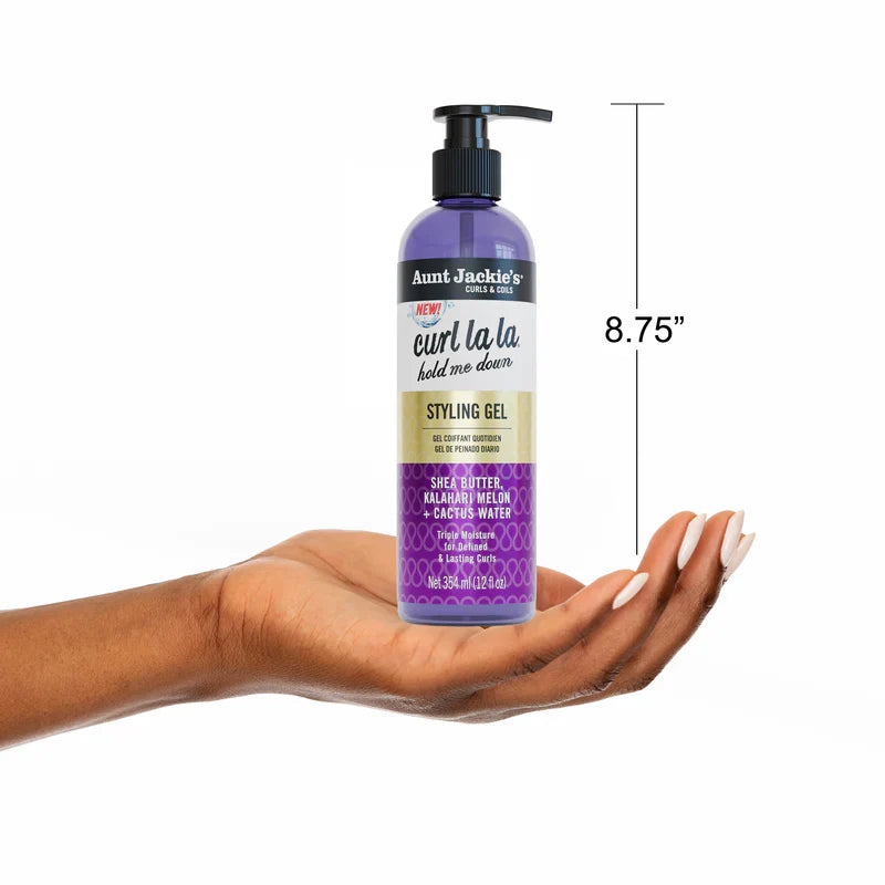 Aunt Jackie's Curls & coils Curl La La Hold Me Down Styling Gel 354ml/12oz