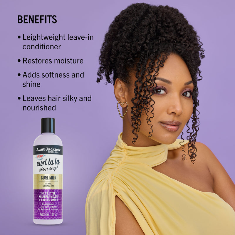 Aunt Jackie's Curls & coils Curl La La Thirst Trap Curl Milk 354ml/12oz