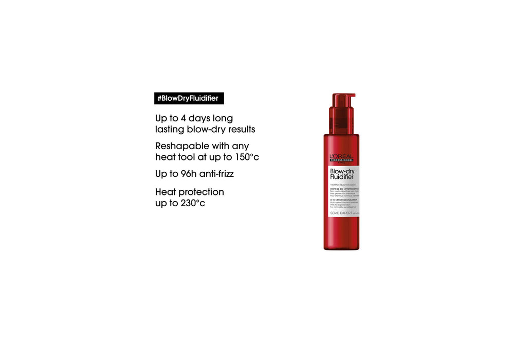 L'ORÉAL PROFESSIONNEL  BLOW-DRY FLUIDIFIER MULTI-BENEFIT BLOWDRY CREAM 150ML