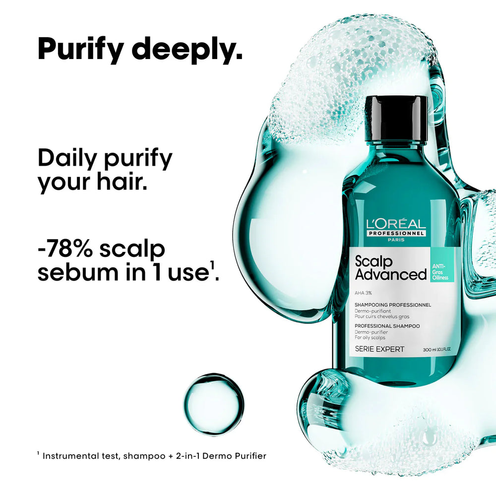 L'Oreal Professionnel Serie Expert Scalp Advanced Anti-Oiliness Dermo-Purifier Shampoo 500ml
