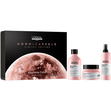 L’Oréal Professionnel Vitamino Color Trio Set – Shampoo 300ml, Mask 250ml & Leave-In 190ml