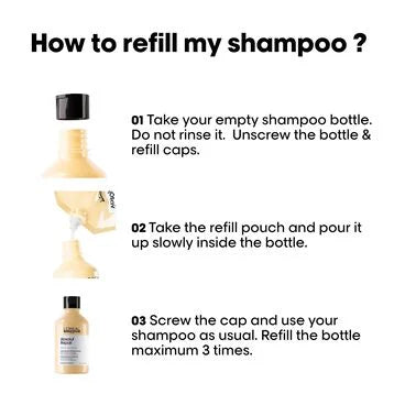 L'Oréal Professionnel Absolut Repair Shampoo Refill 500ml