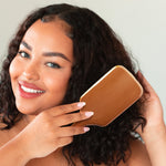 Red By Kiss Evergreen Wooden Square Boar Paddle Hair Brush