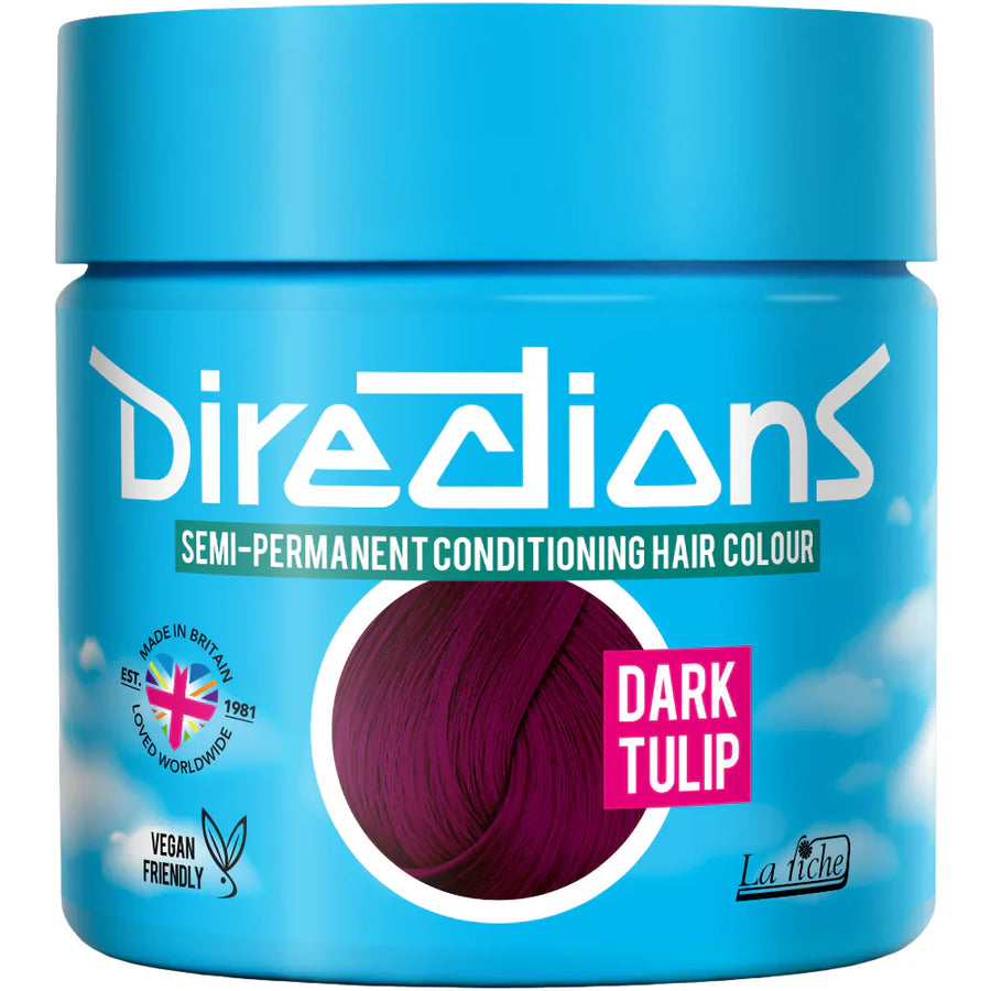 DIRECTIONS Dark Tulip Semi-permanent hair colour 100ml