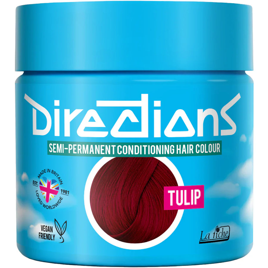 DIRECTIONS Tulip Semi-permanent hair colour 100ml