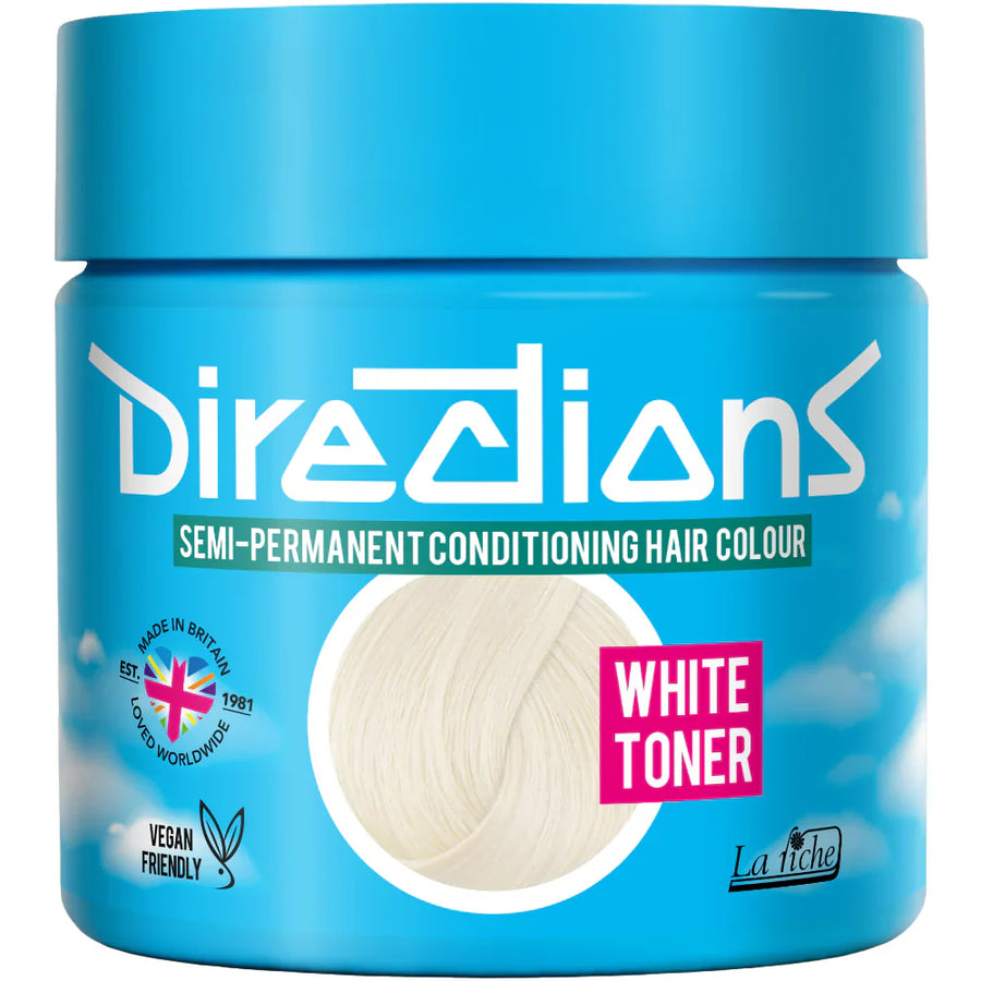 DIRECTIONS White Toner Semi-permanent hair colour 100ml