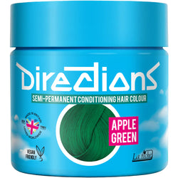 DIRECTIONS Apple Green Semi-permanent hair colour 100ml