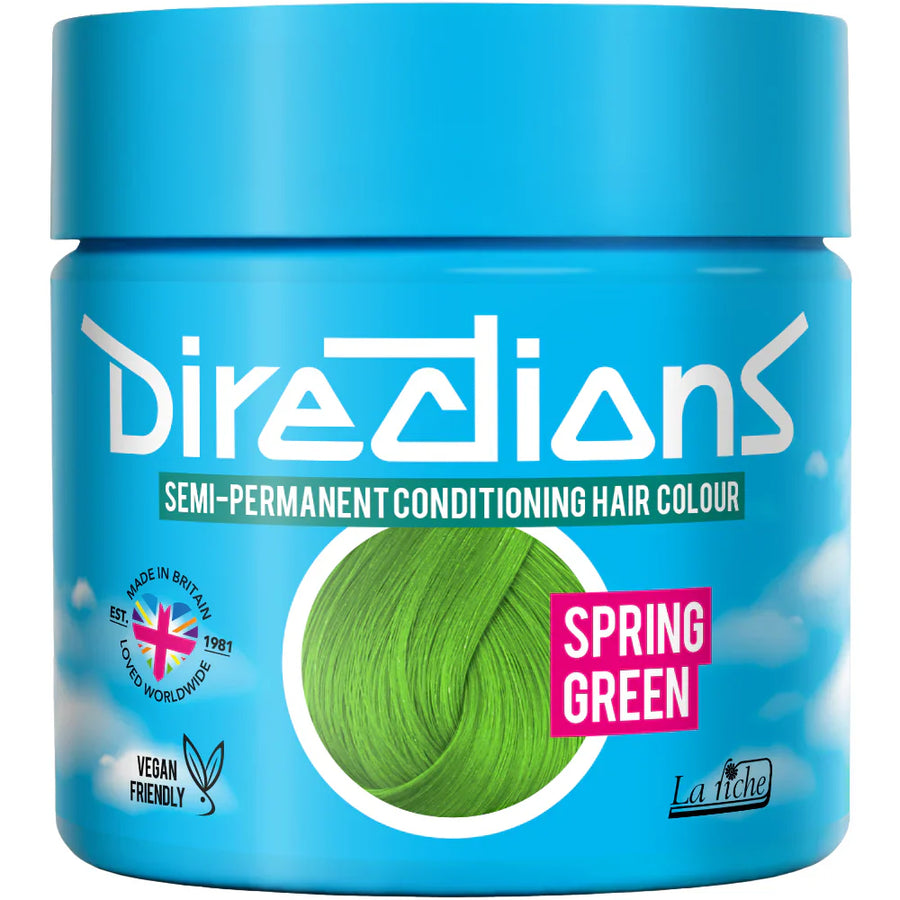 DIRECTIONS Spring Green Semi-permanent hair colour 100ml