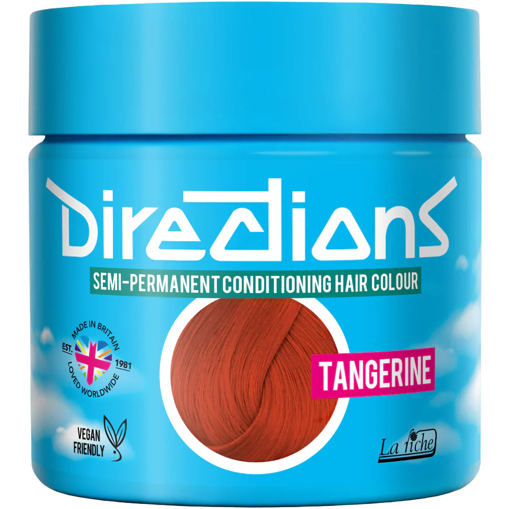DIRECTIONS Tangerine Semi-permanent hair colour 100ml